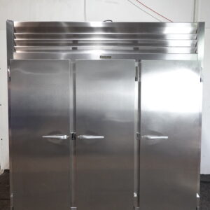 NEW TRAULSEN THREE SECTION SELF CONTAINED PASS-THRU REFRIGERATOR MODEL RHT332NPUT-FHS