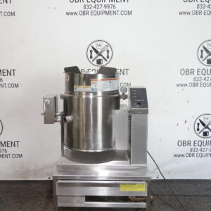 2022 CLEVELAND 12 GALLON NATURAL GAS STEAM JACKATED KETTLE ON STAND MODEL KGT12TGB