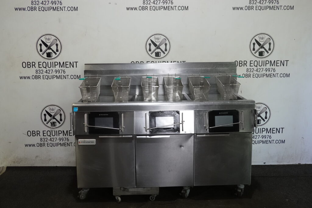 2021 FRYMASTER THREE BAY NATURAL GAS (60 LBS CAPACITY PER BAY) FRYER WITH FILTRATION SYSTEM MODEL 3FQG60- T0QTZNG