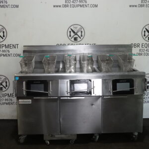 2021 FRYMASTER THREE BAY NATURAL GAS (60 LBS CAPACITY PER BAY) FRYER WITH FILTRATION SYSTEM MODEL 3FQG60- T0QTZNG