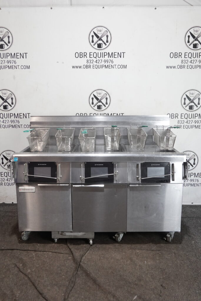 2021 FRYMASTER THREE BAY NATURAL GAS (60 LBS CAPACITY PER BAY) FRYER WITH FILTRATION SYSTEM MODEL 3FQG60- T0QTZNG