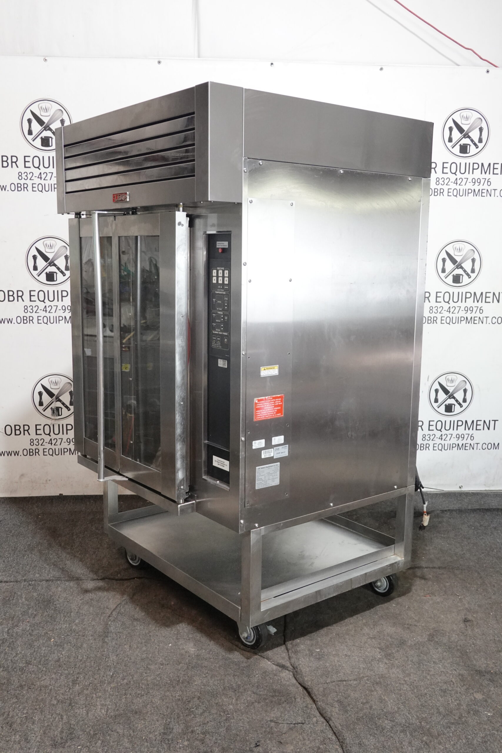 2020 LBC ELECTRIC 10 PAN MINI ROTATING RACK OVEN MODEL LMO-E10 - Image 8