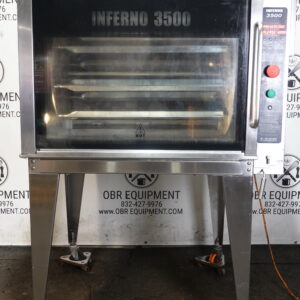 HARDT PROPANE GAS COMMERCIAL ROTISSERIE MODEL INFERNO 3500 (CAPACITY 40 CHICKENS)