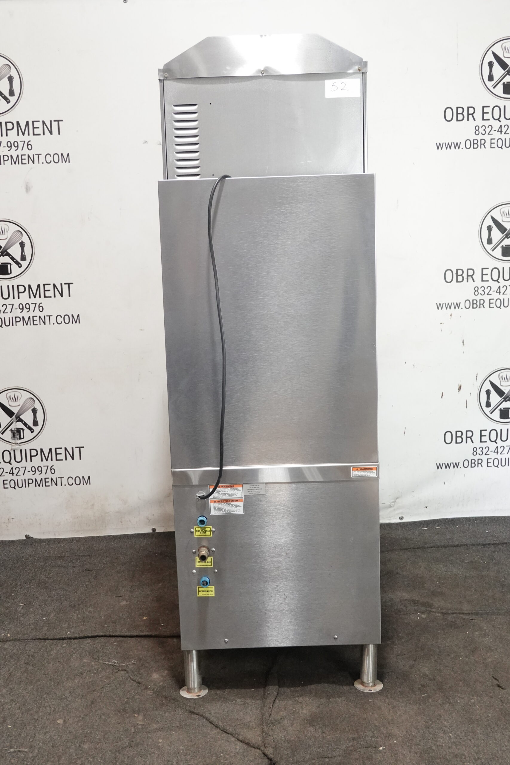 VULCAN 10 PAN DOUBLE STACKED NATURAL GAS CONVECTION STEAMER MODEL C24GA10 - Image 9