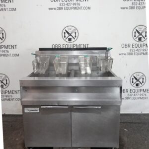 2017 FRYMASTER TWO BAY NATURAL GAS (75 LBS CAPACITY PER BAY) FRYER WITH FILTRATION SYSTEM MODEL SCFD260GNTS