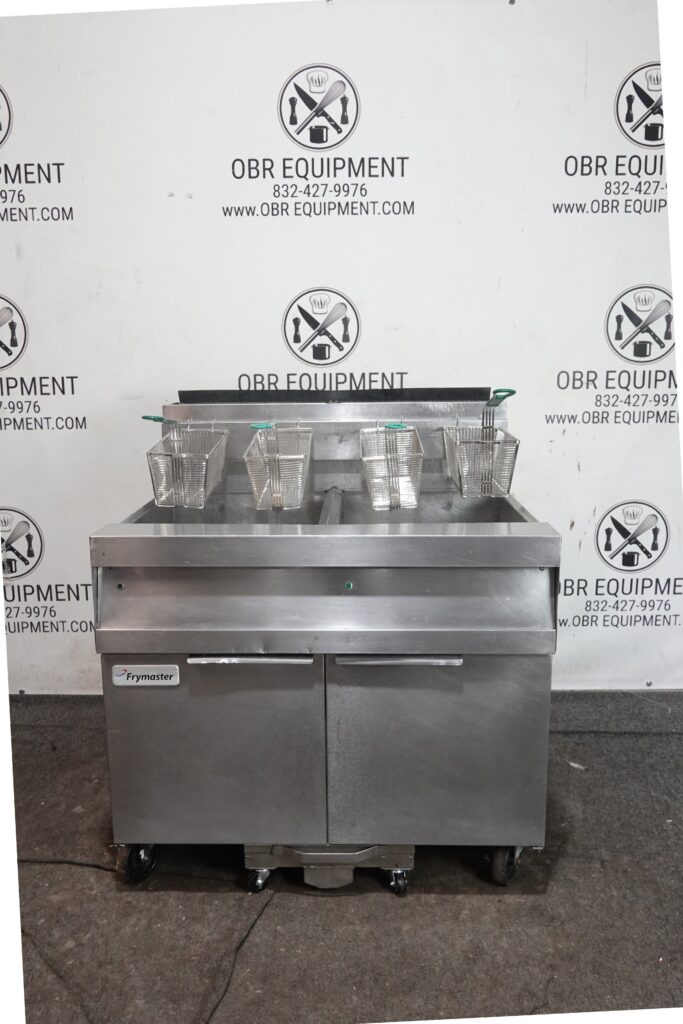 2017 FRYMASTER TWO BAY NATURAL GAS (75 LBS CAPACITY PER BAY) FRYER WITH FILTRATION SYSTEM MODEL SCFD260GNTS