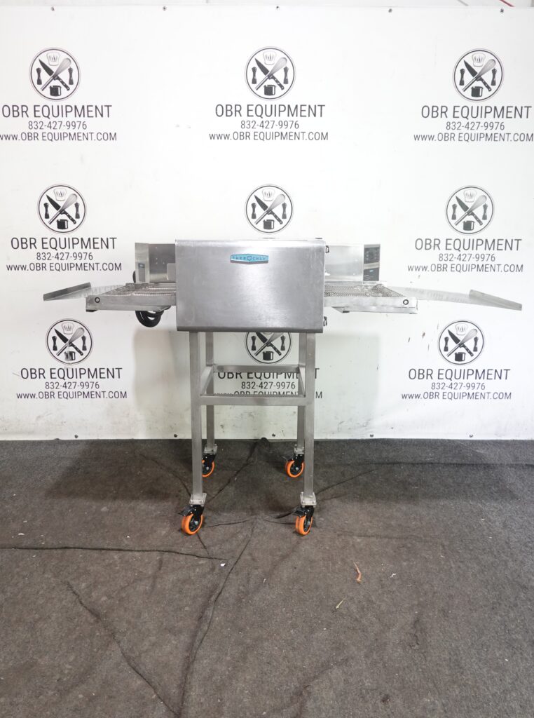 2021 TURBOCHEF ELECTRIC PIZZA CONVEYOR OVEN ON STAND MODEL HHC2020