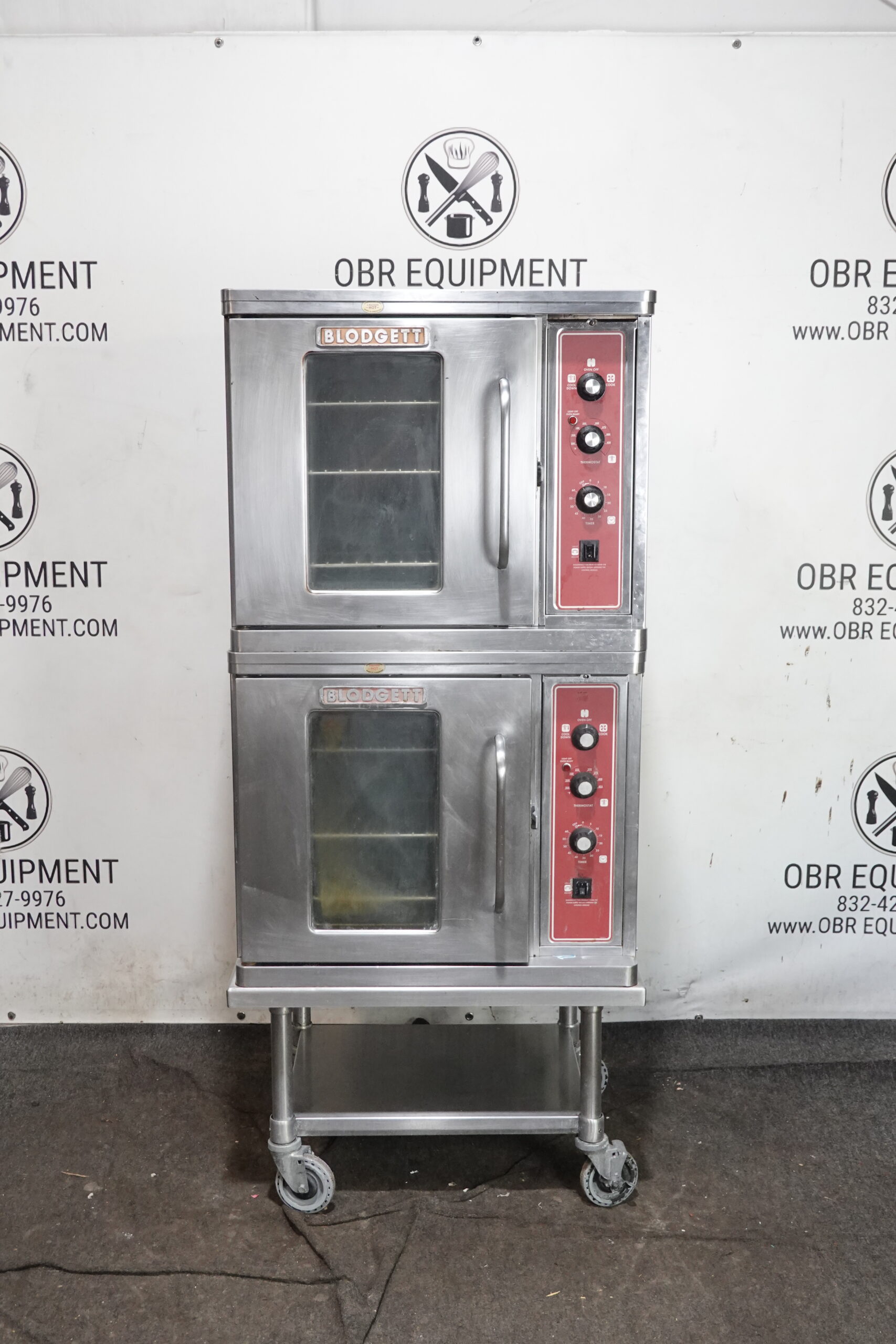 BLODGETT ELECTRIC DOUBLE STACKED HALF-SIZE CONVECTION OVEN MODEL CTB-1