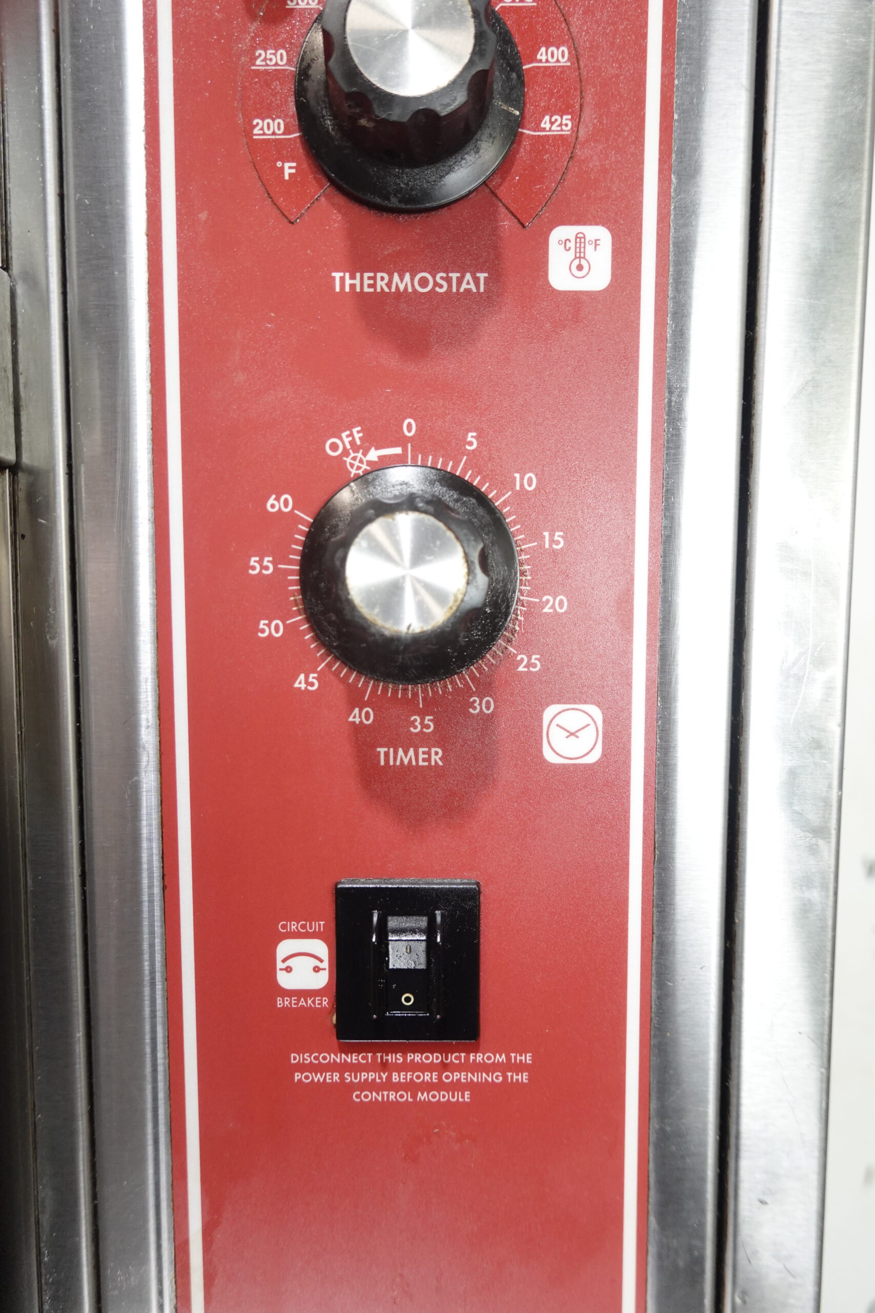 BLODGETT ELECTRIC DOUBLE STACKED HALF-SIZE CONVECTION OVEN MODEL CTB-1 - Image 9