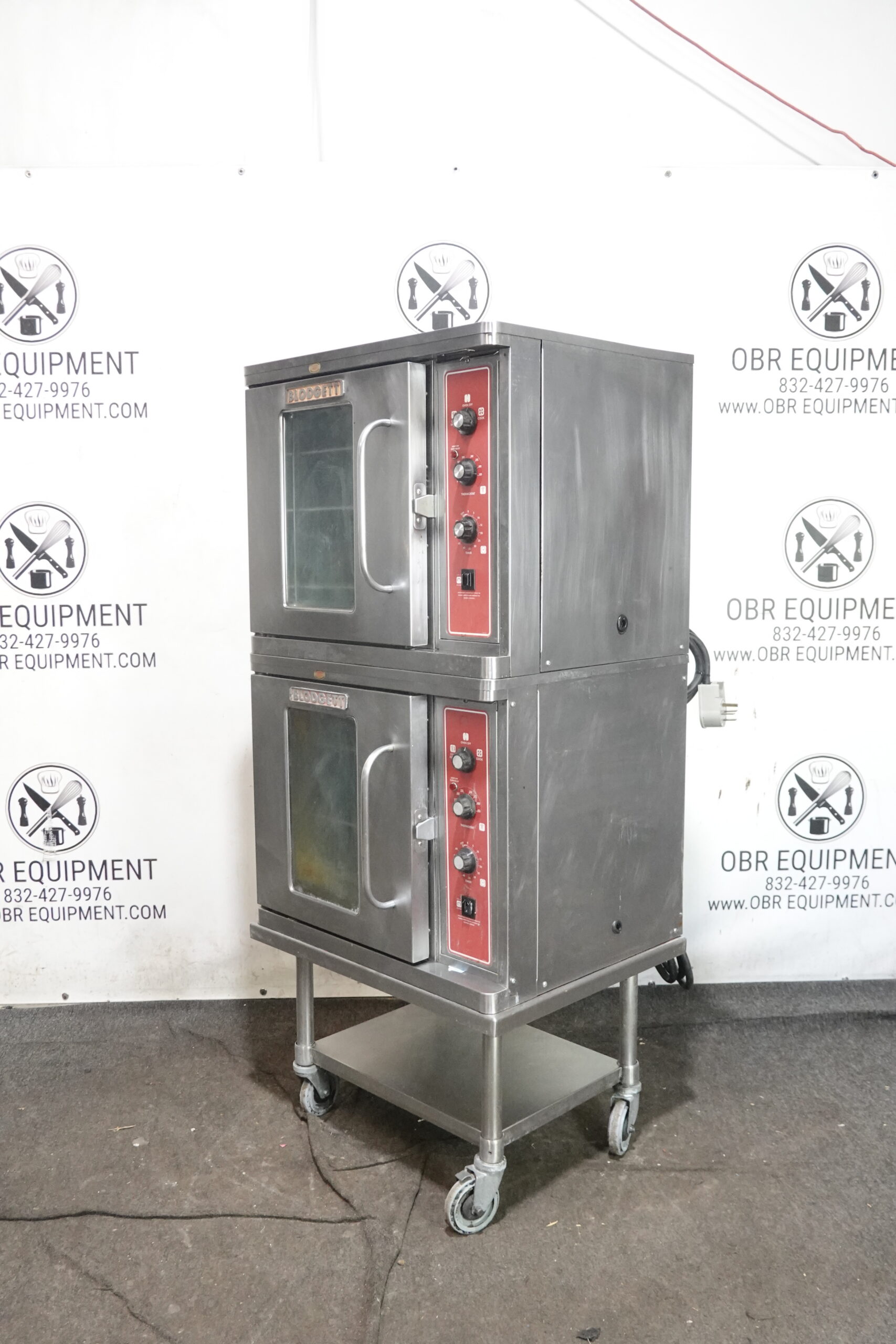 BLODGETT ELECTRIC DOUBLE STACKED HALF-SIZE CONVECTION OVEN MODEL CTB-1 - Image 2