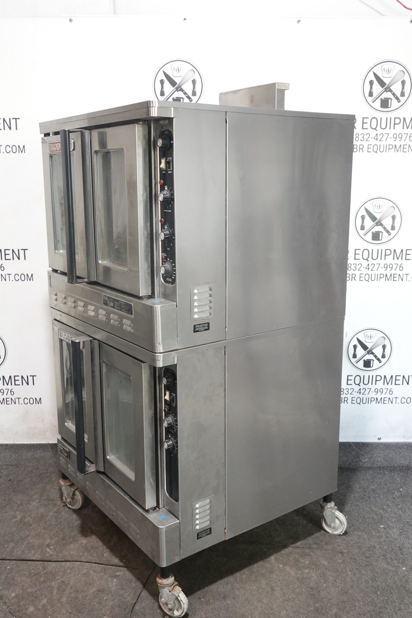 BLODGETT DOUBLE STACKED NATURAL GAS CONVECTION OVEN MODEL DFG-100-3- TOP OVEN W TIME FAN DELAY - Image 14