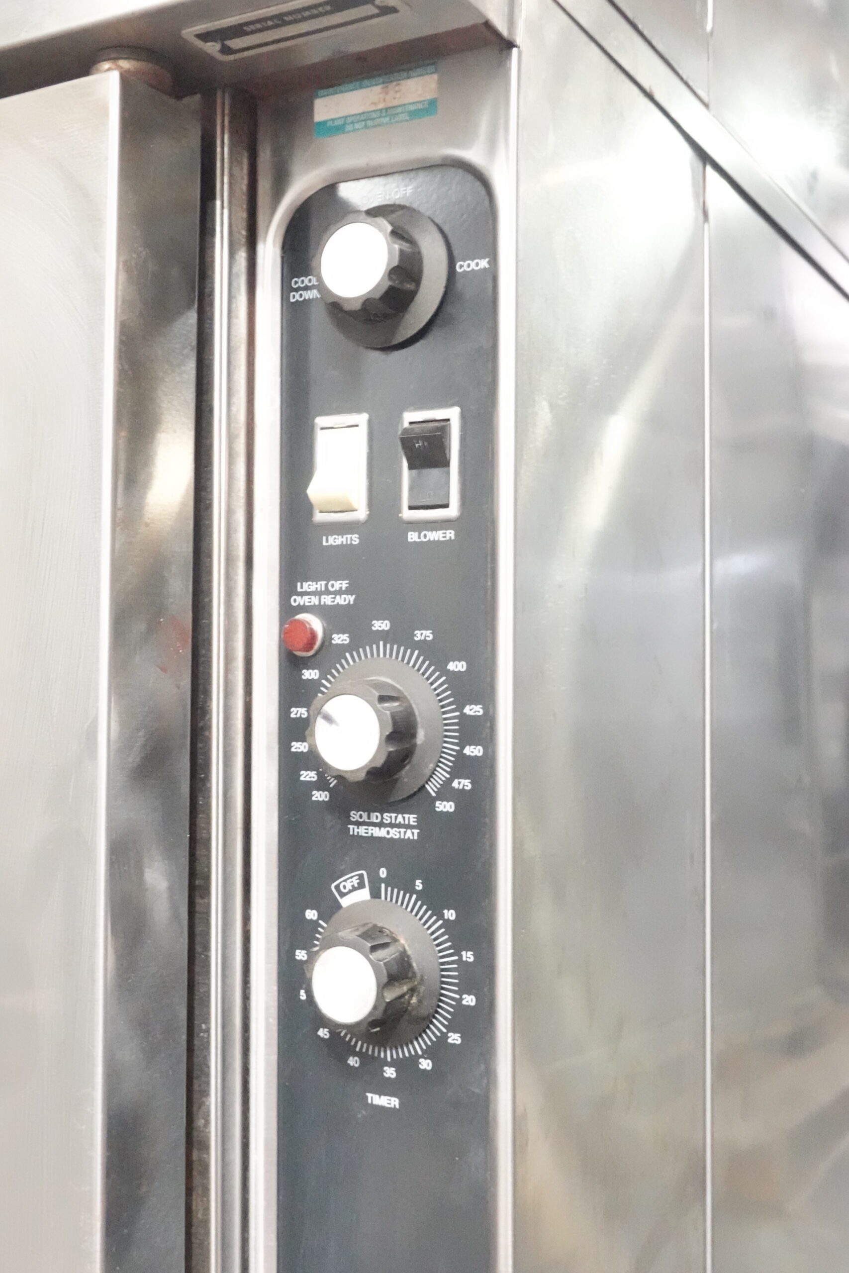 BLODGETT DOUBLE STACKED NATURAL GAS CONVECTION OVEN MODEL DFG-100-3- TOP OVEN W TIME FAN DELAY - Image 8
