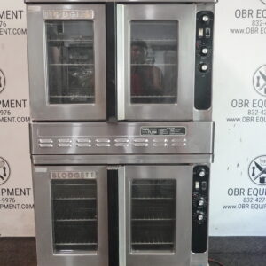 BLODGETT DOUBLE STACKED PROPANE GAS CONVECTION OVEN MODEL DFG-100-3