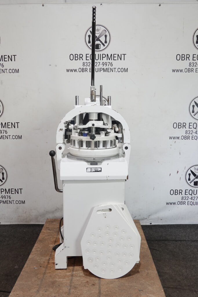 2022 DOYON SEMI-AUTOMATIC DOUGH DIVIDER/ROUNDER MODEL DSA336 (INCLUDES 4 SANITARY PLASTIC ROUNDING PLATES)